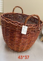 Willow basket D43xH37, D37xH35, D31xH32 cm, 3 pcs
